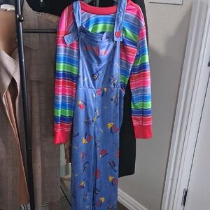 Colorful Striped Kids Halloween Costume